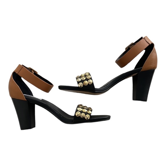 Dune London Leather Embellished Heeled Sandal - Picture 5 of 11